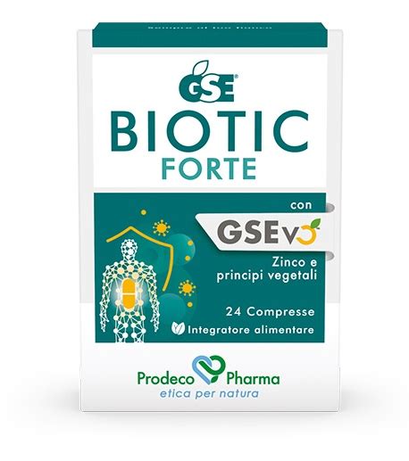 GSE BIOTIC FORTE 24 COMPRESSE Parafarmy