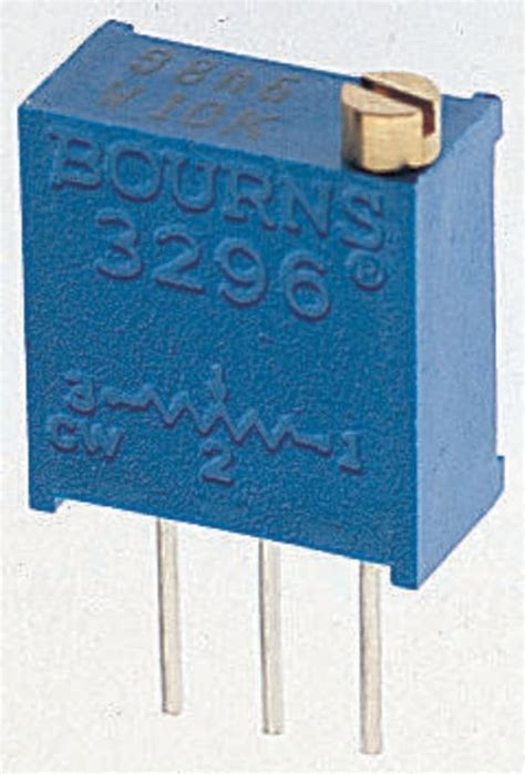 Bourns 3296W Trimmer Potentiometer, 10k Ohm at ₹ 8/piece in Mumbai | ID ...