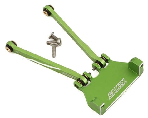 Samix SCX24 Aluminum 4 Link Servo Mount W 39mm Links Green EcoPower