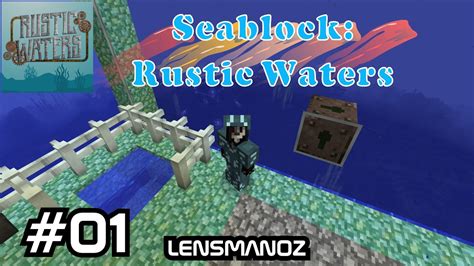 Minecraft Seablock Rustic Waters Ep 1 YouTube