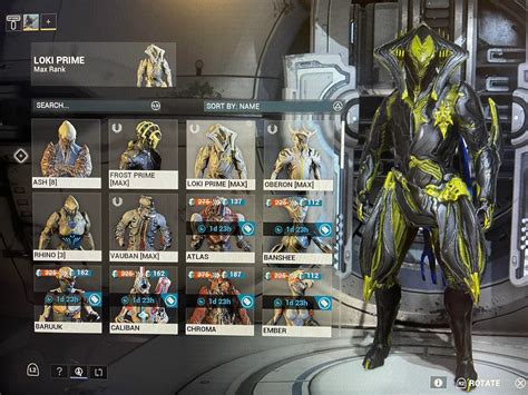 Best Warframes Tier List 2024