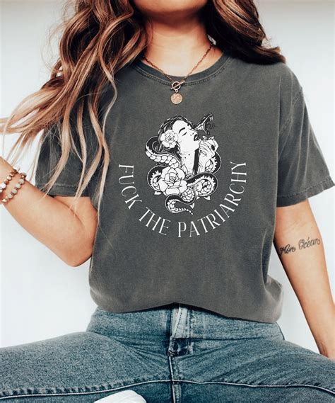 Fuck The Patriarchy Shirt Feminist Social Justice Shirt Women Rights Vintage Shirts Burn The