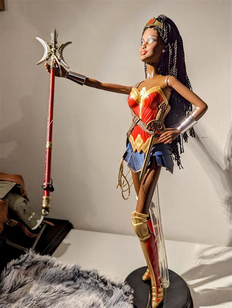 Black Wonder Woman Collectors Doll 3 Etsy