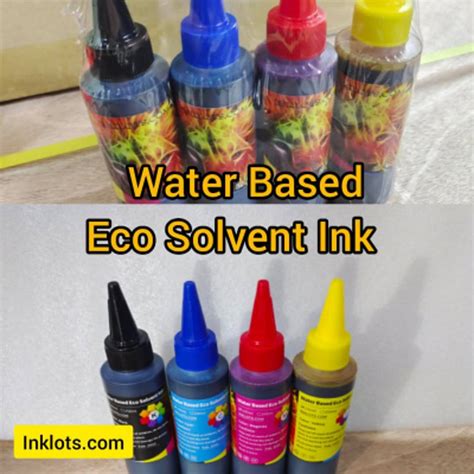 Four Pk Water Based Eco Solvent Ink Etsy