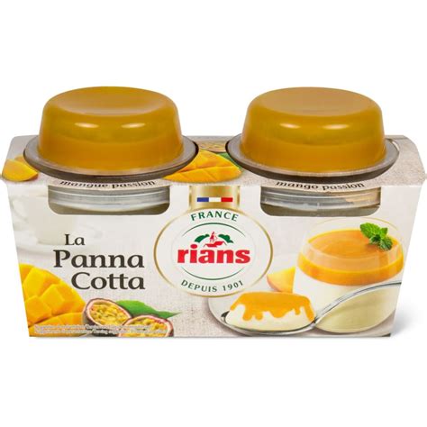 Rians La Panna Cotta Mango Passion Fruit Migros