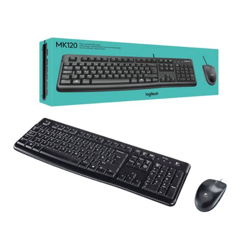 Combo Keyboard Mouse Logitech Mk120