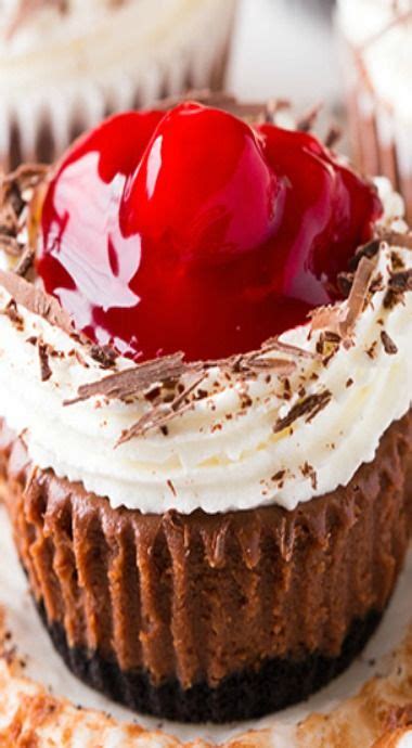 Black Forest Mini Cheesecakes Cooking Classy Cheesecake Desserts