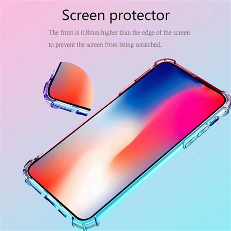 Coque pour Realme 9i Case en Silicone Transparent Anti jaunit Dégradé