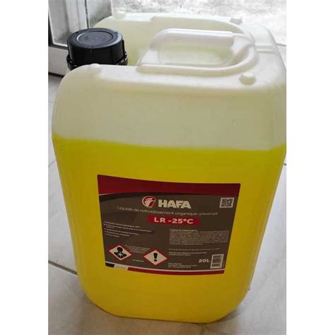 Bidon De Litre De Liquide De Refroidissement Jaune