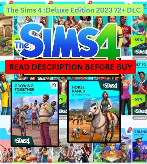 The Sims 4 Complete Collection All Dlc 72 Dlc Pc Etsy