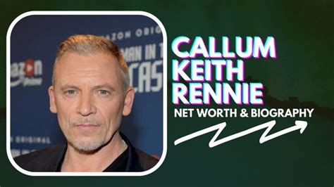 Callum Keith Rennie Net Worth And Biography