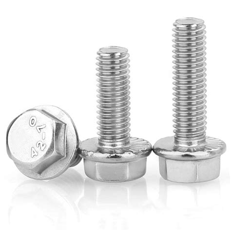 Jc M M Stainless Steel Outer Hexagon Flange Bolt With Pad