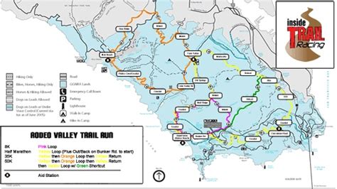 Map Of The Course Trail Running Racing Events Rodeo