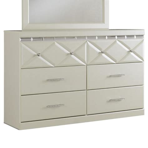 B351 31 Ashley Furniture Dreamur Champagne Dresser