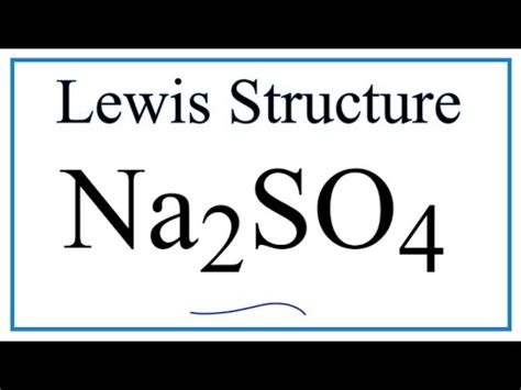 Na2so4 Structure