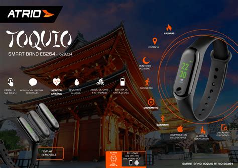 Reloj Smartbrand Tokio Android Ios Multilaser Negro Atrio Es