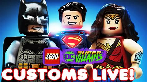 Lego Dc Supervillains Customs Live Youtube