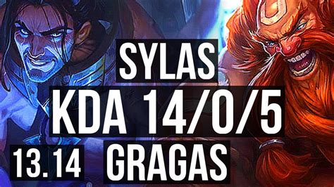 Sylas Vs Gragas Jng Legendary Winrate Na Master