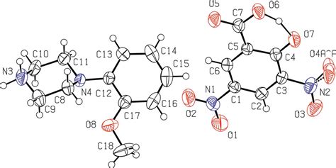 IUCr Crystal Structure Of 4 2 Methoxyphenyl Piperazin 1 Ium 3 5