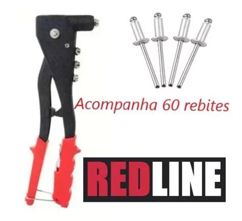 Rebitadeira Alicate Rebitador Manual Rebites Redline Mercadolivre