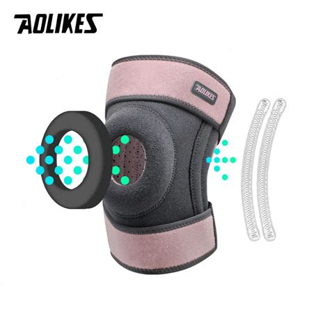 Aolikes Genouill Res De Sport Respirantes Avec Stabilisateurs Lat Raux