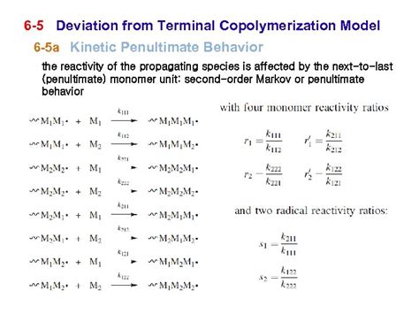 Chapter 6 Chain Copolymerization Don t be confused