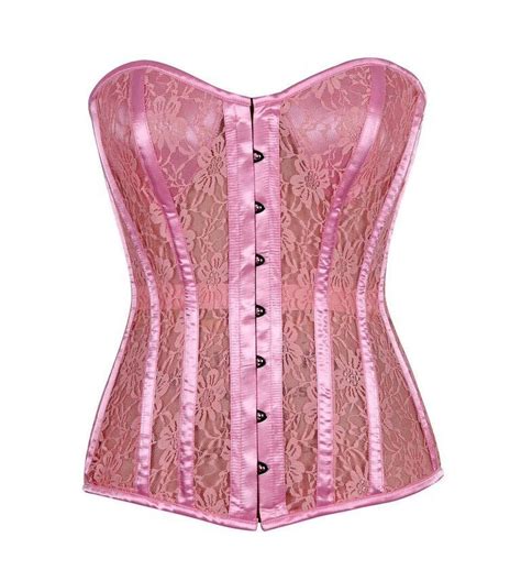 Buy Daisy Corsets Top Drawer Dusty Pink Lace Molded Cup Corset From