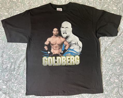 Vintage Goldberg WCW Wrestling 1998 T Shirt XL Gem