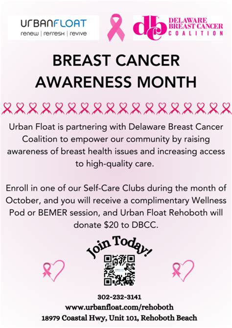 Partnership Urban Float Rehoboth Breast Cancer Awareness Month