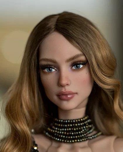 Ortega Bjd Brown Hair Barbie Dolls Style Fashion Porcelain