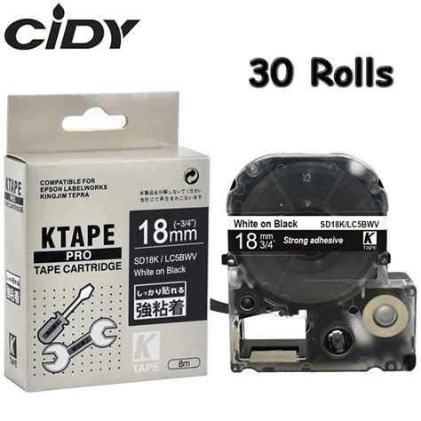 Cidy Pcs Sd Kw Sd K Lc Bwv Compatible For Epson Kingjim Lw Lw