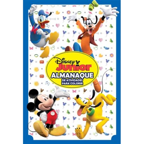 Disney Junior Almanaque De Atividades Para Colorir Shopee Brasil