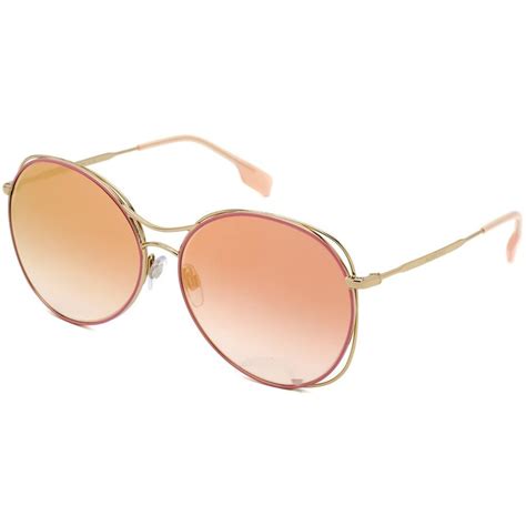 Kính Mát Nữ Burberry Pink Mirror Gradient Round Ladies Sunglasses Be3105 11096f 60 Chiakivn