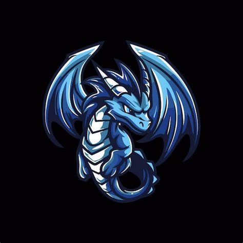 Premium Vector Dragon Mascot Esports Logo