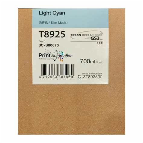 Ink Cartridge Epson Light Cyan Sc S T For Printer At Rs