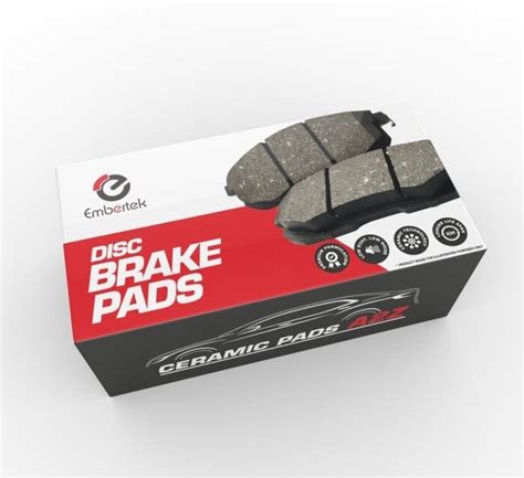 Rear Brake Pads Ep1943 Cross Ref Fmsi D1157 8267 Db1943 Embertek