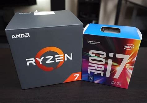 Which processor is best Intel's Core i7 vs AMD’s Ryzen? (Choose the ...