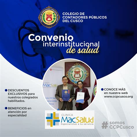 Convenio Interinstitucional De Salud Colegio De Contadores Publicos