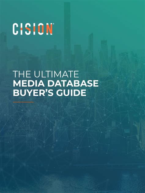 The Ultimate Media Database Buyers Guide Pdf Mass Media Journalism