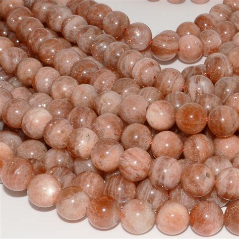 Naturalne proste jakości Sunstone luźne kule 10mm AliExpress