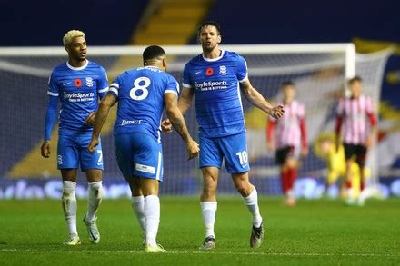 Lukas Jutkiewicz Birmingham City Celebrates Scoring Editorial Stock