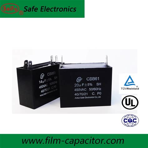 CBB61 Capacitor For AC Motor Capacitor Refrigerator Compressor