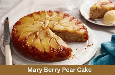 Mary Berry Pear Cake Recipe 🍐 Sweet And Moist Delight