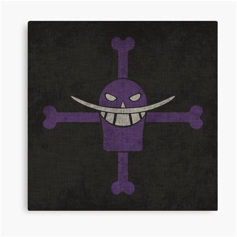 Op 9 Flag Of The Whitebeard Pirates V1 Canvas Print For Sale By Cleobule Redbubble