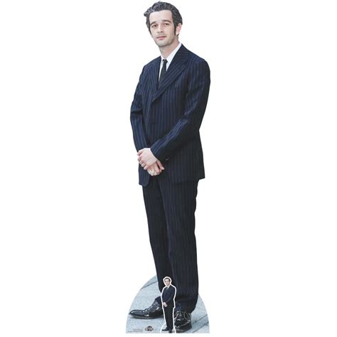 Matthew Healy Pinstripe Suit English Singer Lifesize Mini