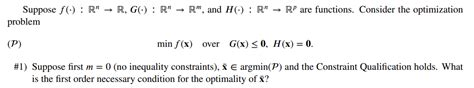 Answered Suppose F R → R G R Rm And… Bartleby