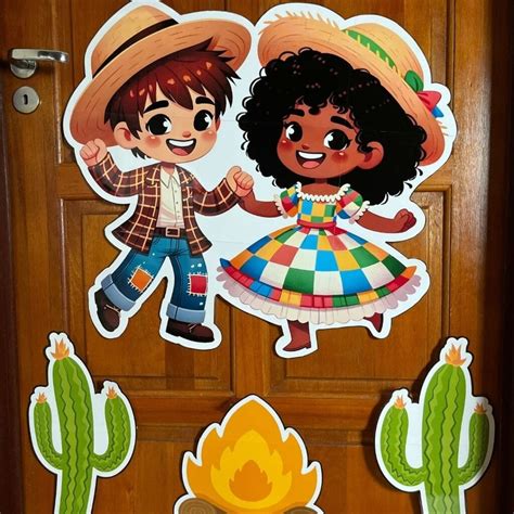 Painel De Porta Festa Junina - Painel de Porta Festa Junina | Imprima Atividades