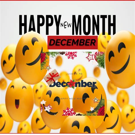 Happy New Month December Template | PosterMyWall