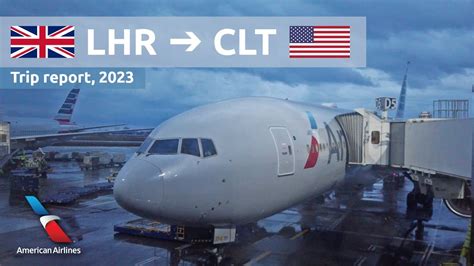 American Airlines Trip Report London Heathrow Uk To Charlotte