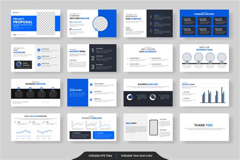 Business Presentation Slides Graphic by Tanu · Creative Fabrica